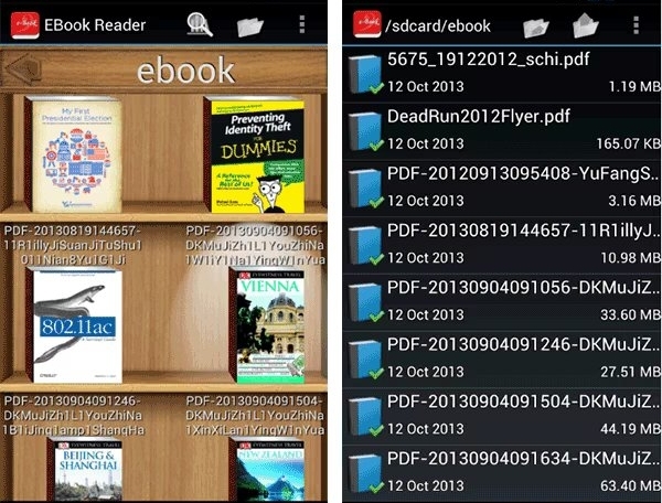 Ebook reader PDF