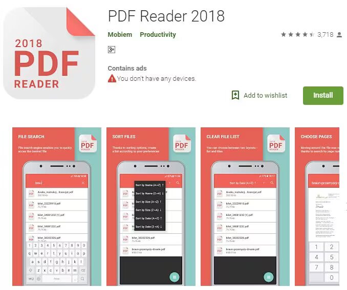 PDF reader 2018