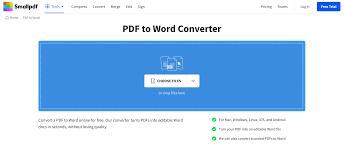 smallpdf convert pdf to word