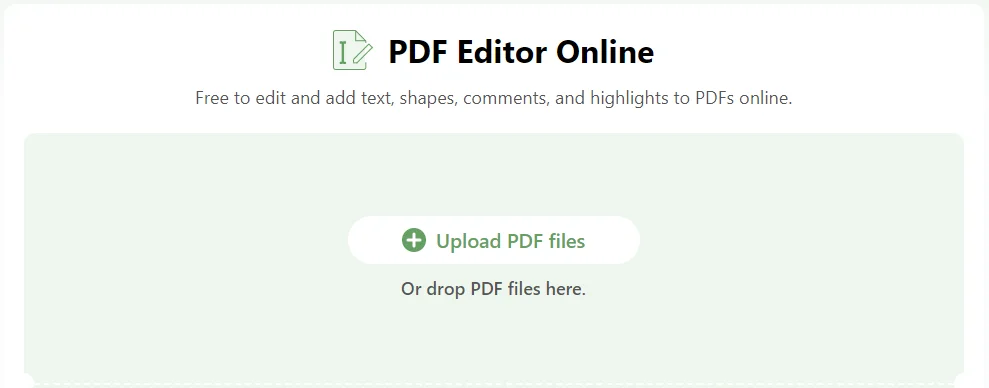 Uploading PDF document