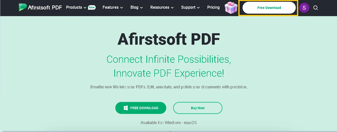 Afirstsoft PDF Reader App