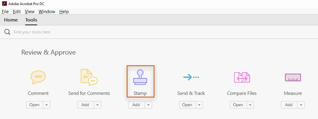 Locating Stamp Tools