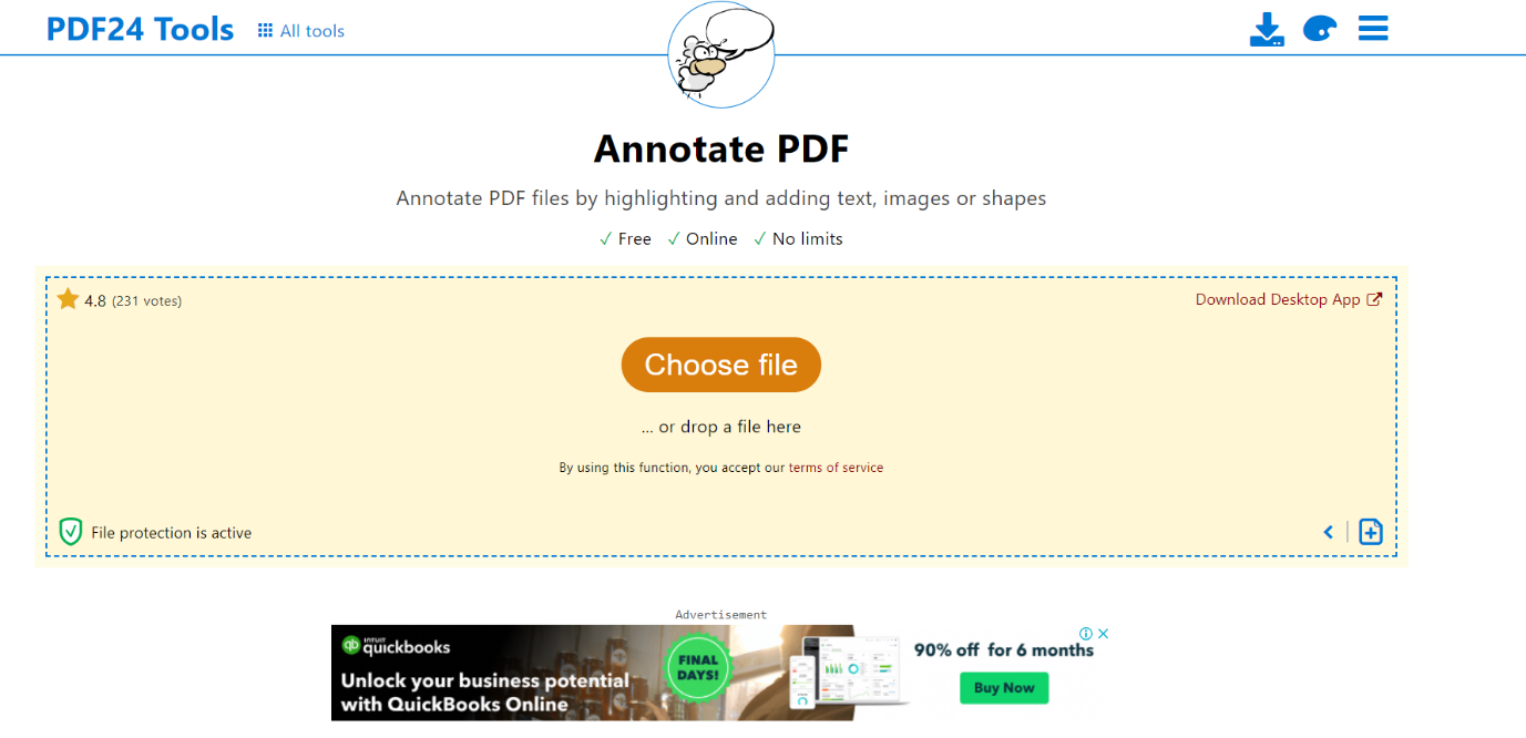 Annotate PDF in Browser