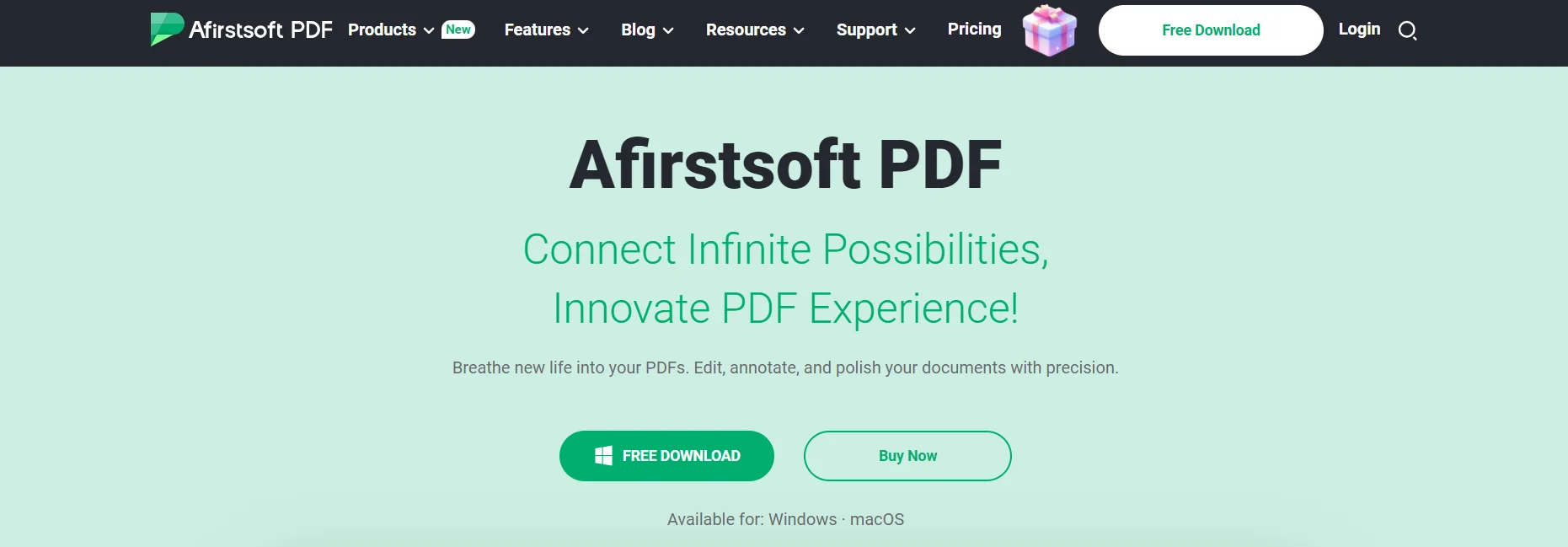 Afirstsoft AI Home Page