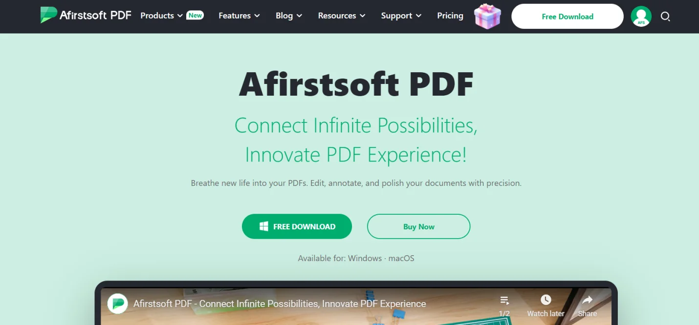 afirstsoft pdf