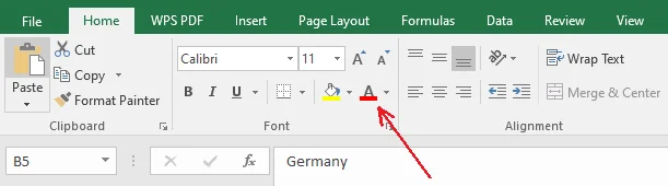 excel document