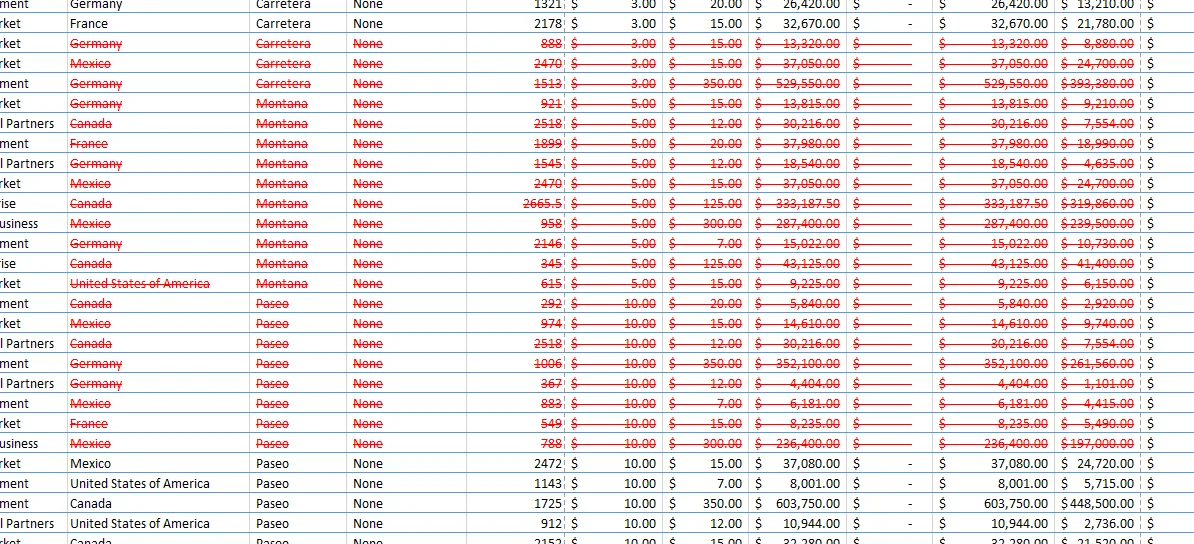 excel document