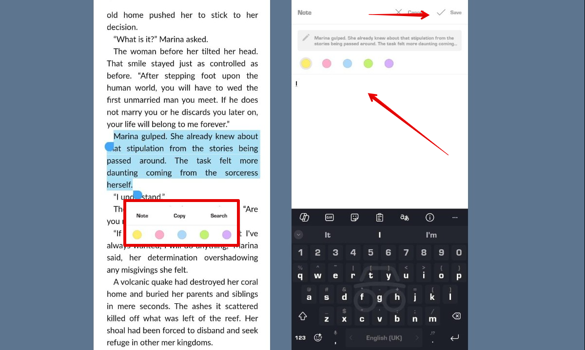 Neat EPUB Android annotator