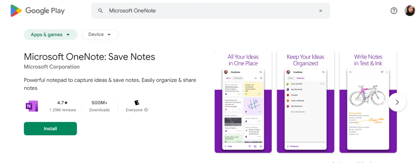 Microsoft OneNote