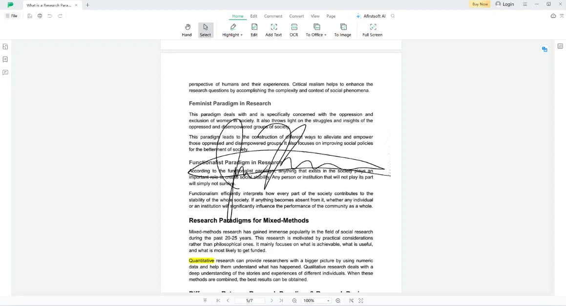 Uploading Signature to Afirstsoft PDF 