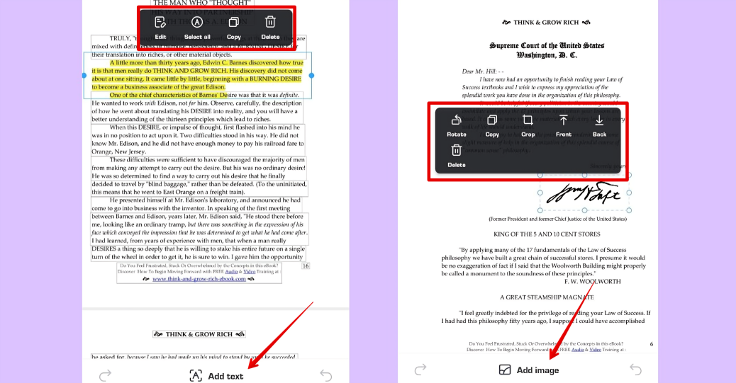 Afirstsoft PDF Android editor