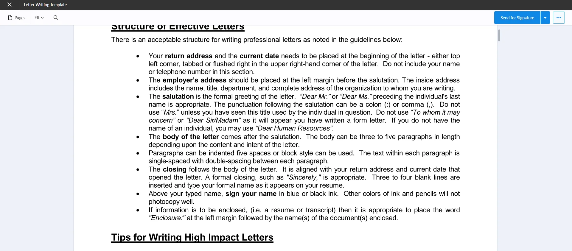 Steps tp Sign a Secured PDF