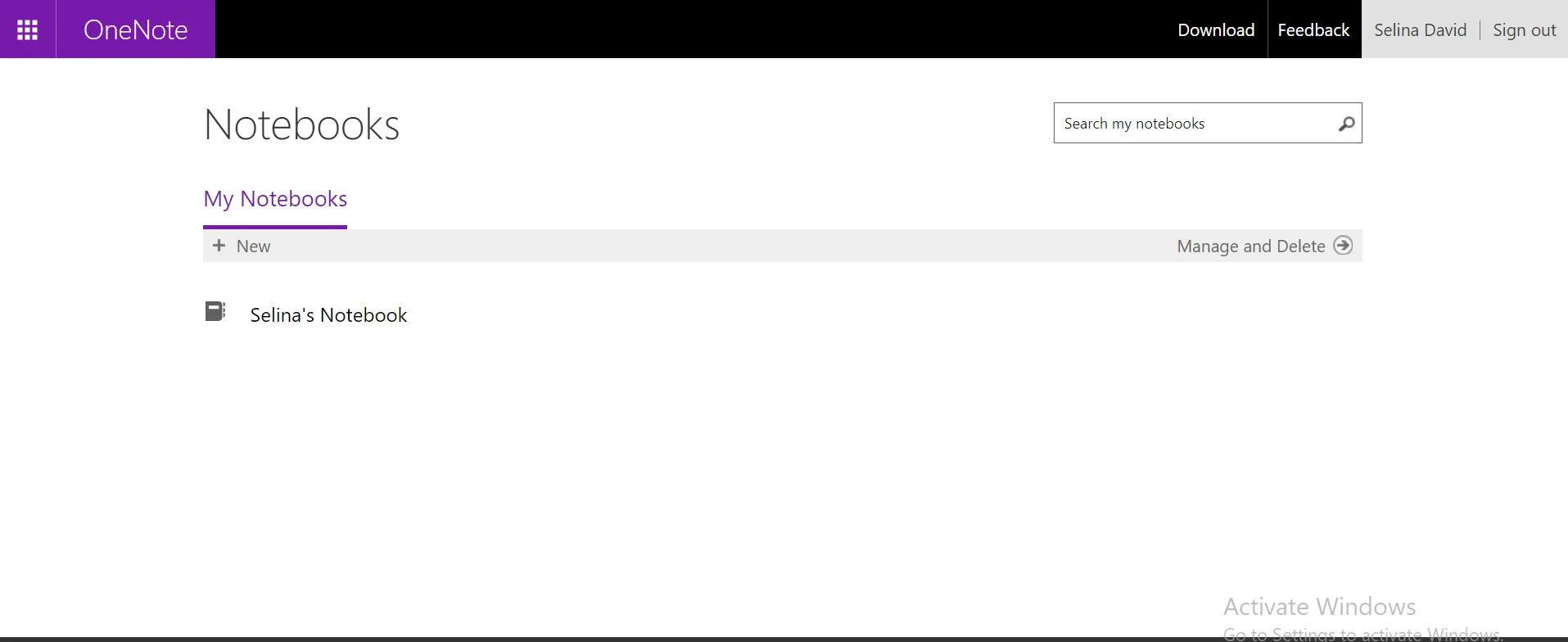 Screenshot of a OneNote notebook opened, showing the notebook's sections in the sidebar, a list of pages, and the main editing area with text and notes, alongside the toolbar with options like Insert and Draw.