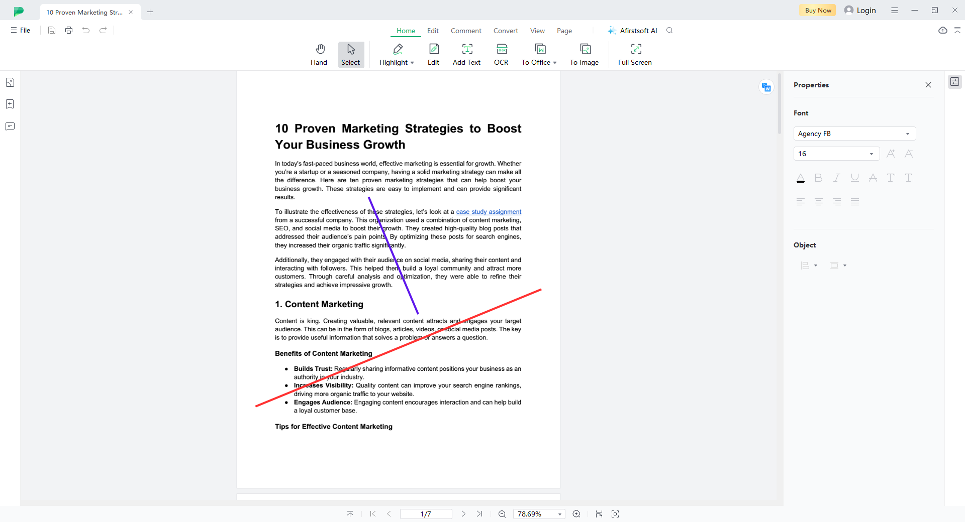 How to Draw on PDF Document