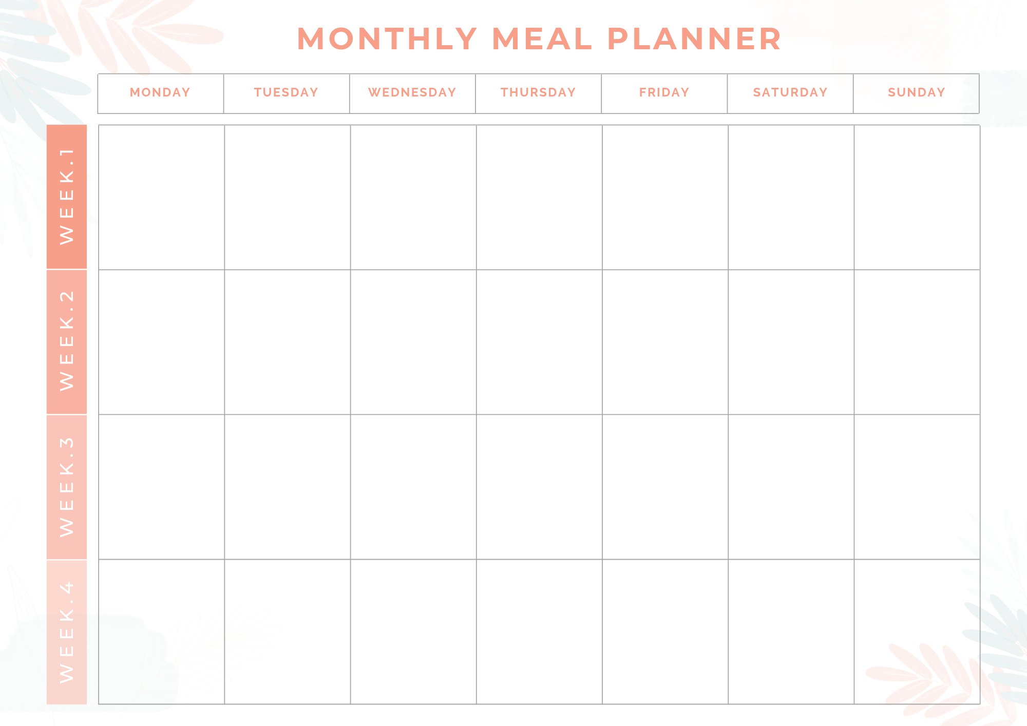 Monthly Planner 1