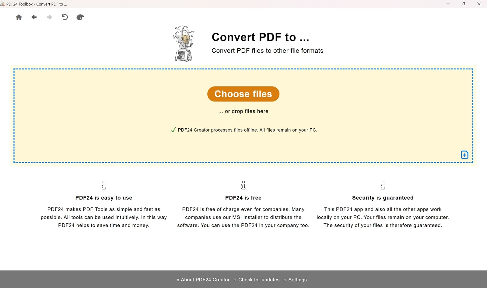 pdf24 creator pdf to word converter