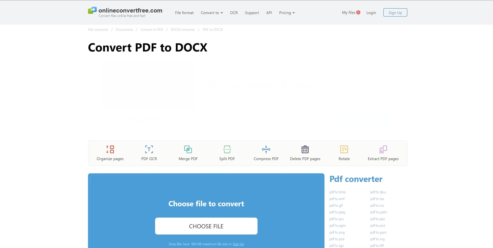 onlineconvertfree pdf to word converter