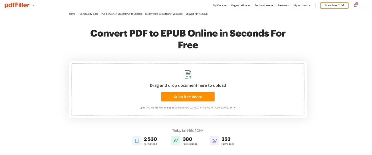 pdffiller pdf to epub converter