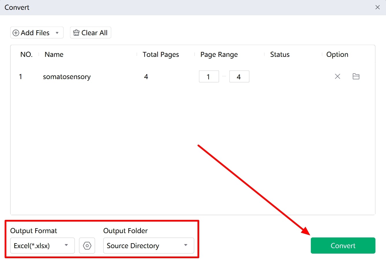 convert pdf to excel successfully