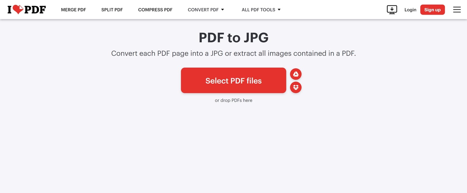 ilovepdf pdf to jpg converter