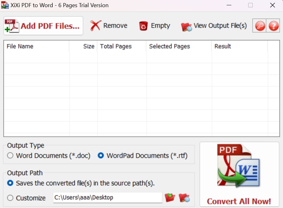 xixi pdf to rtf converter