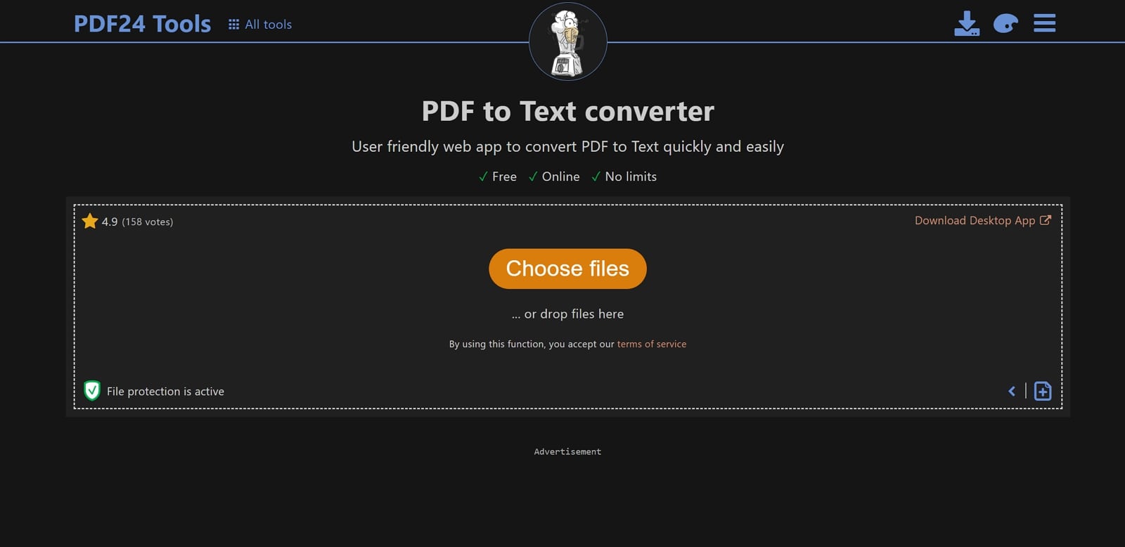 pdf24 pdf to text converter