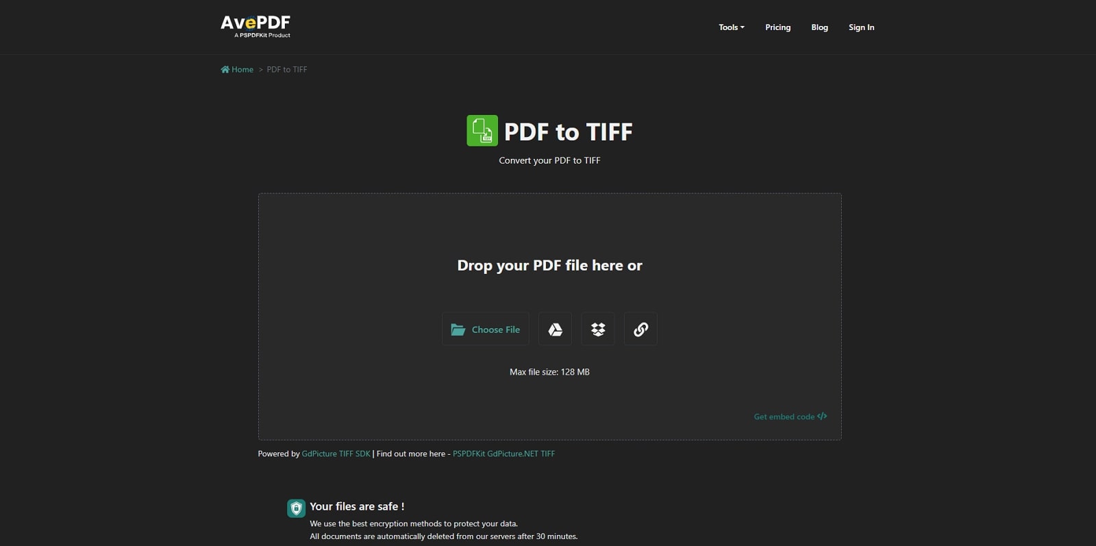 avepdf pdf to tiff converter