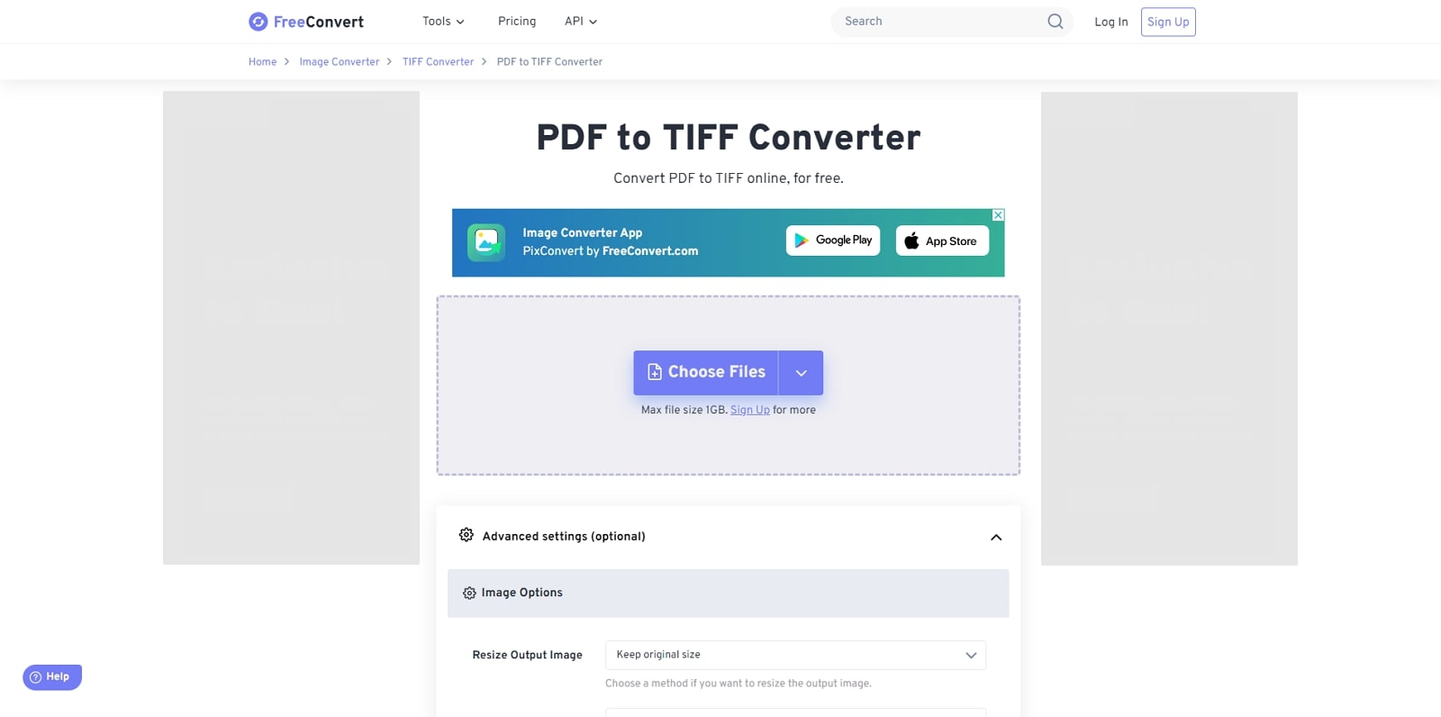 freeconvert pdf to tiff converter