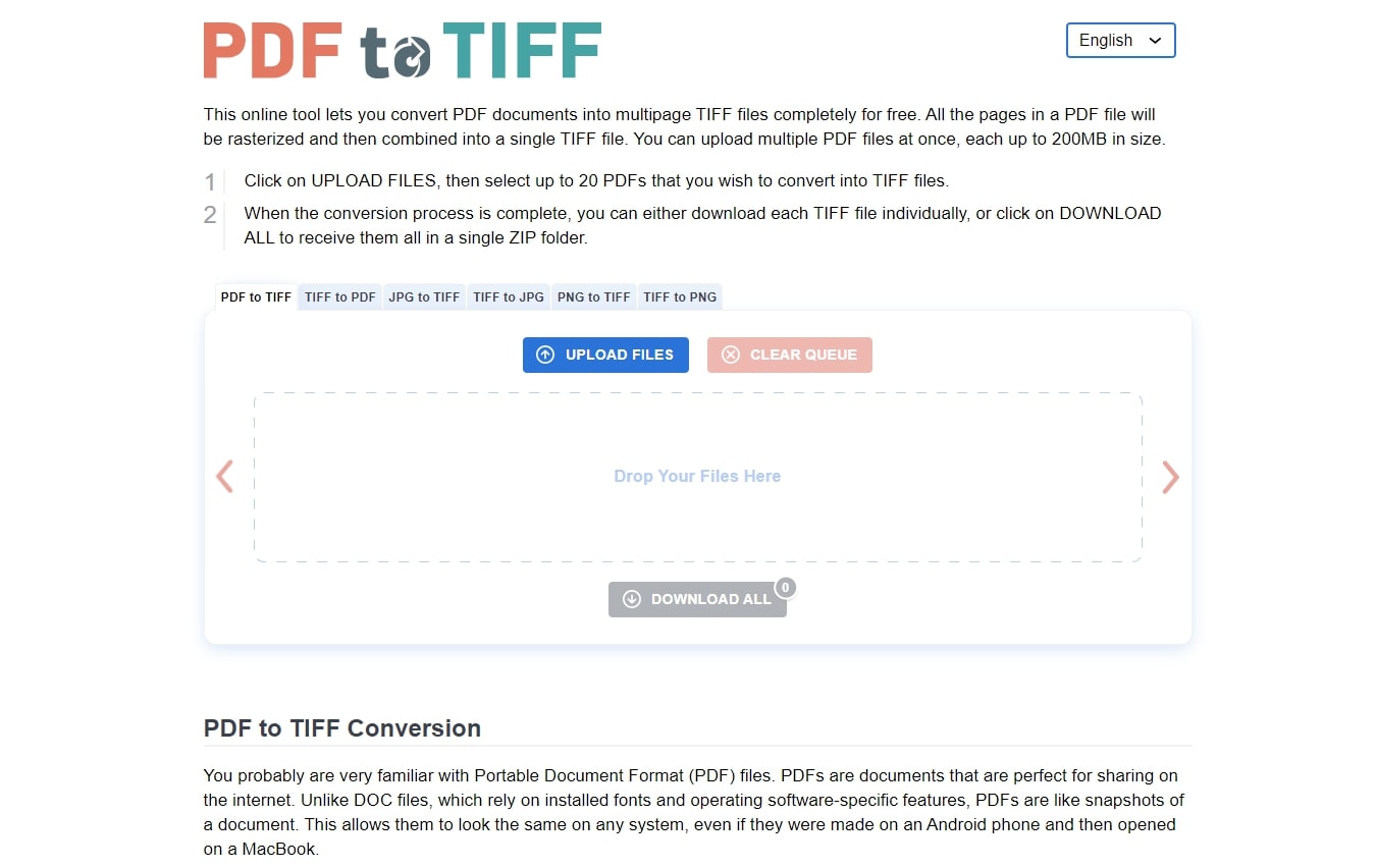 pdf2tiff pdf to tiff converter