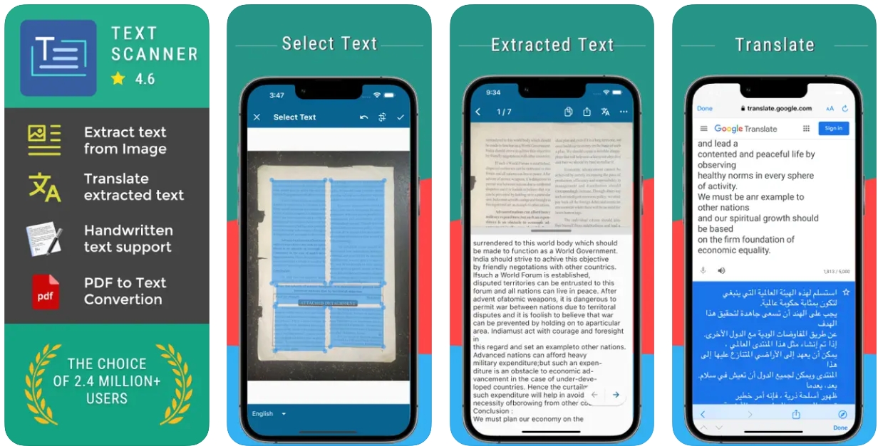 text scanner handwriting to text converter