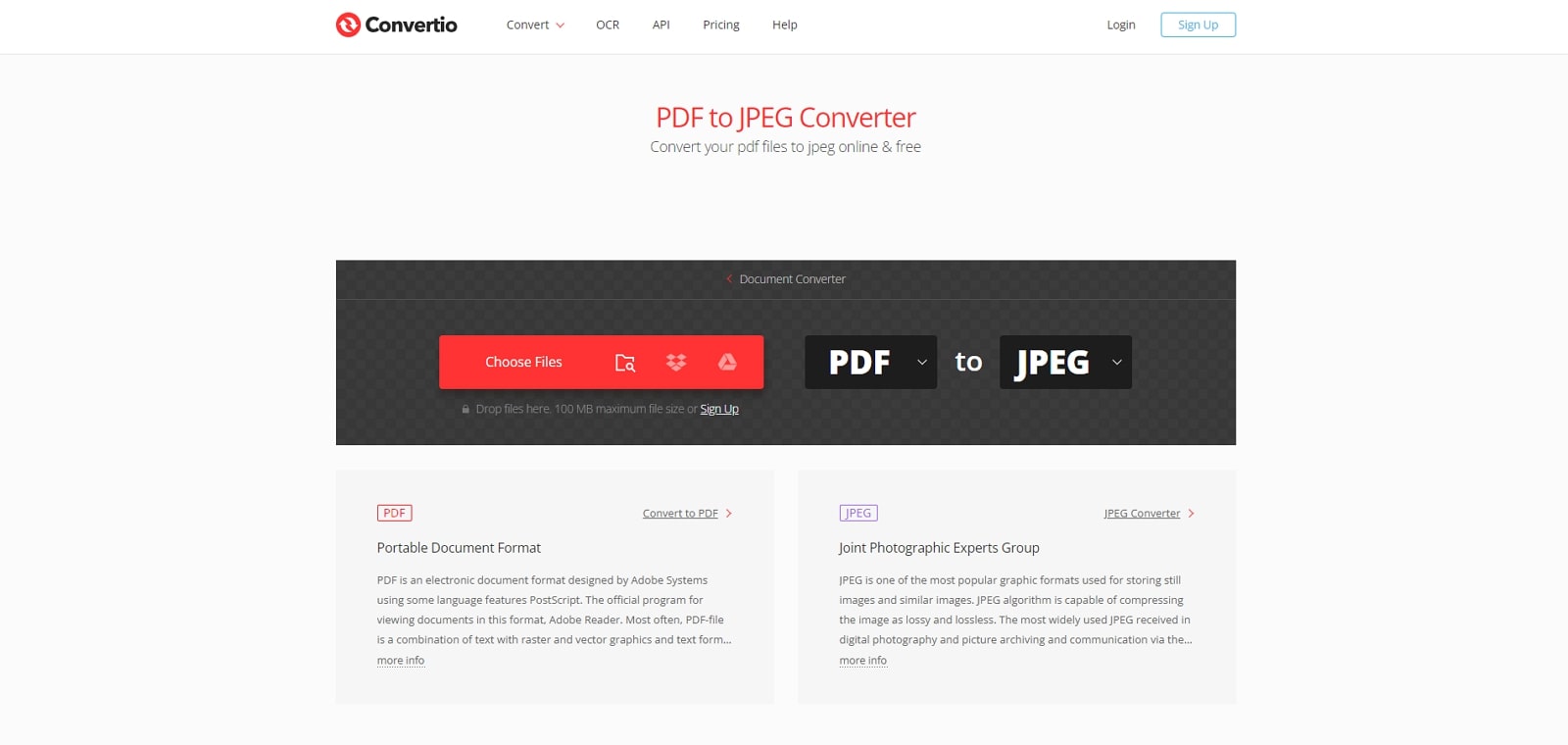 convertio pdf to jpeg converter