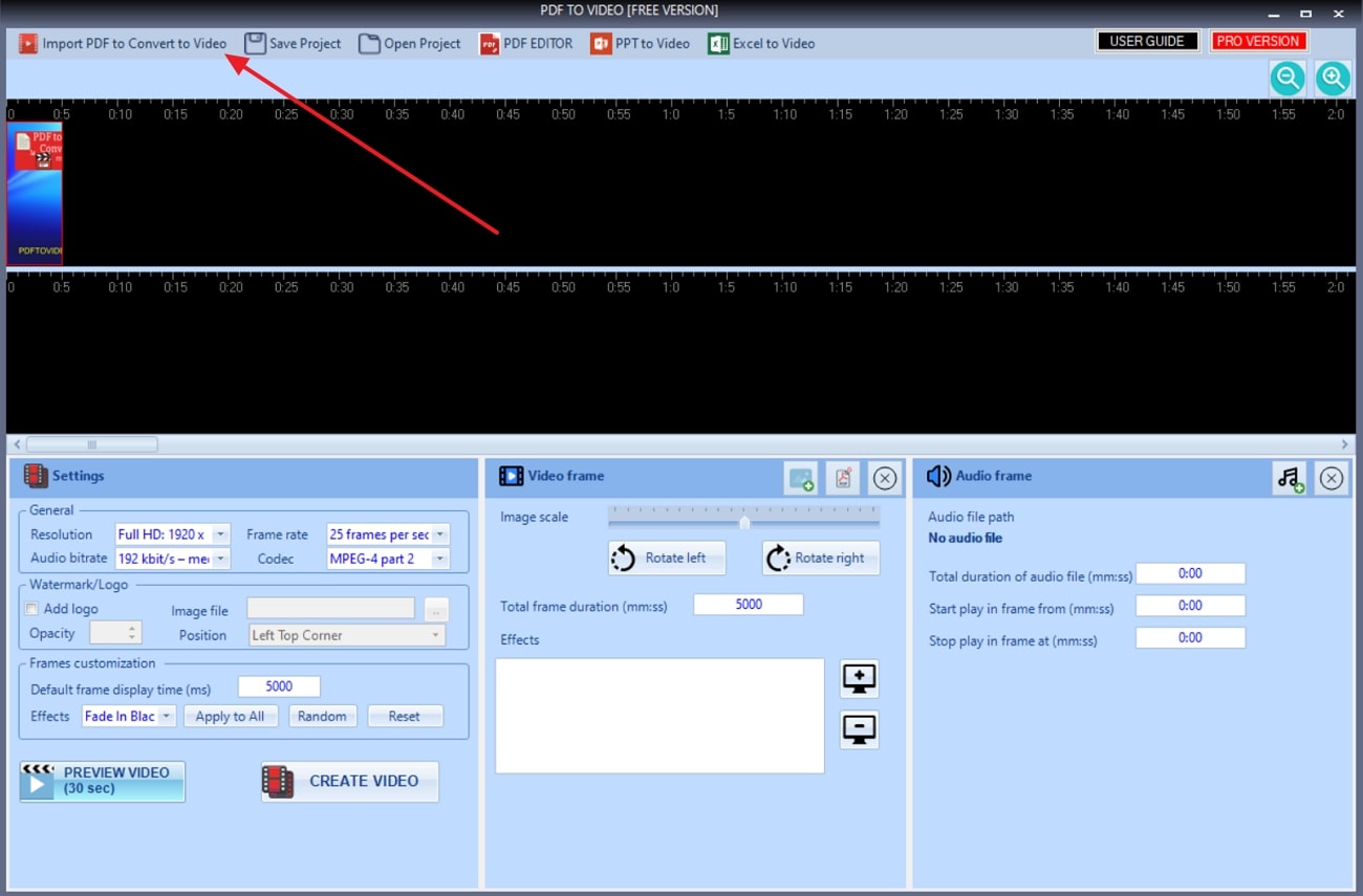 import pdf across converter software