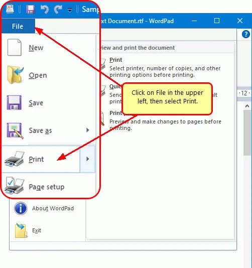 convert rtf to pdf on windows