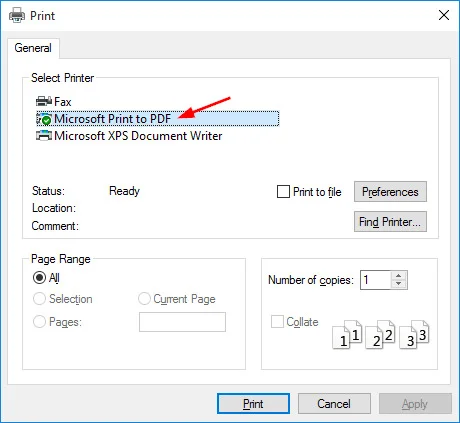 convert scan doc to PDF