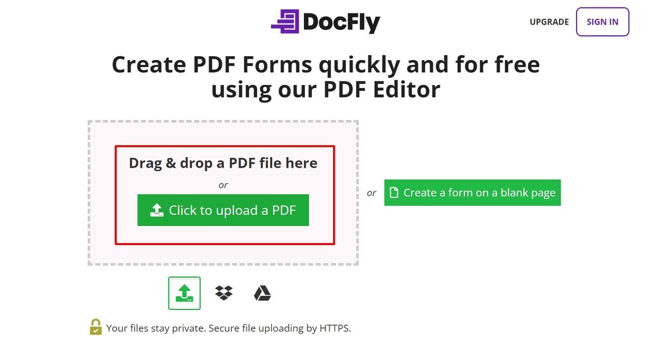 add your pdf document