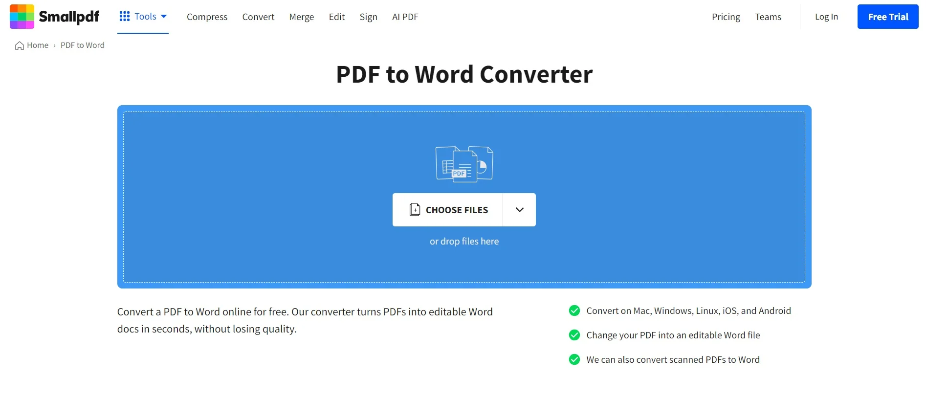 create searchable pdf online