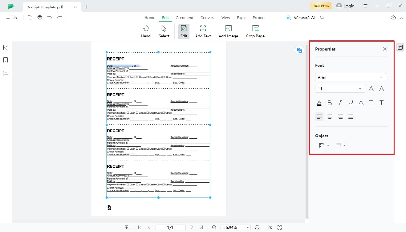 manage text across afirstsoft