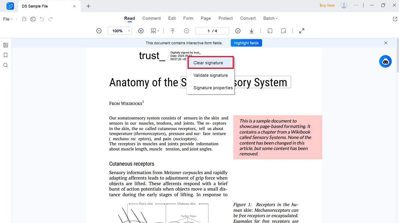 remove signature from lightpdf