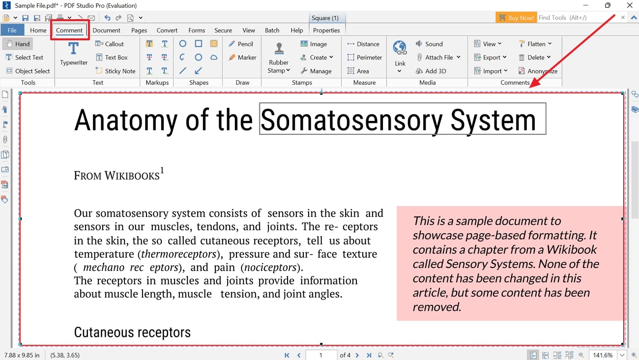 create rectangle pdf studio