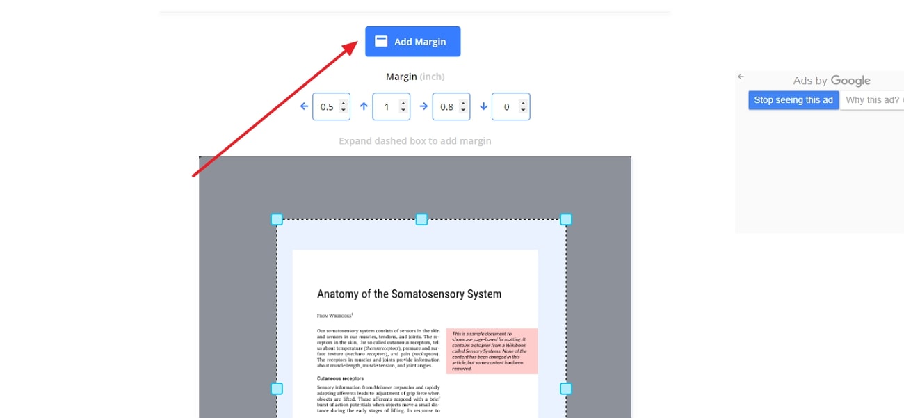 add margin i2pdf