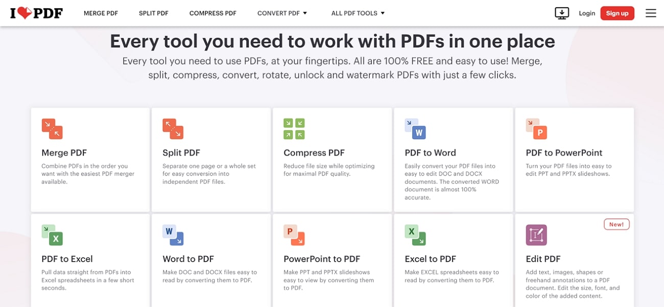 ilovepdf attach pdf to word