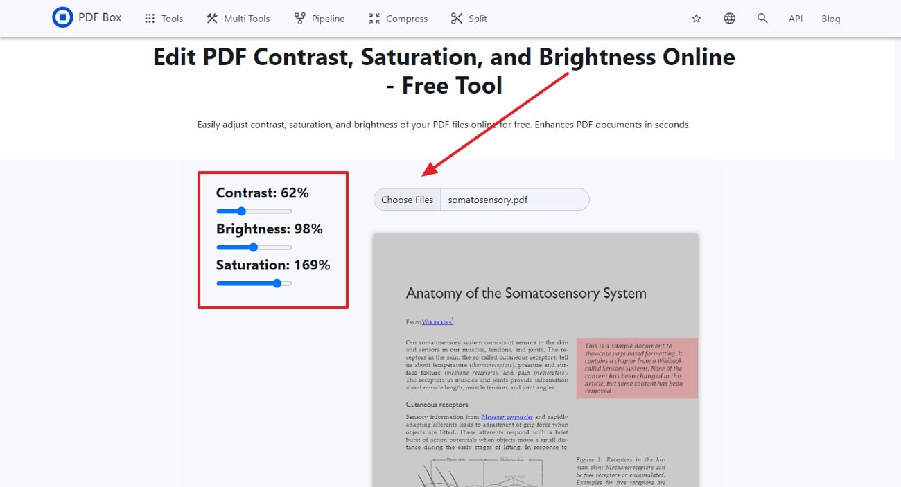 change color settings pdf box