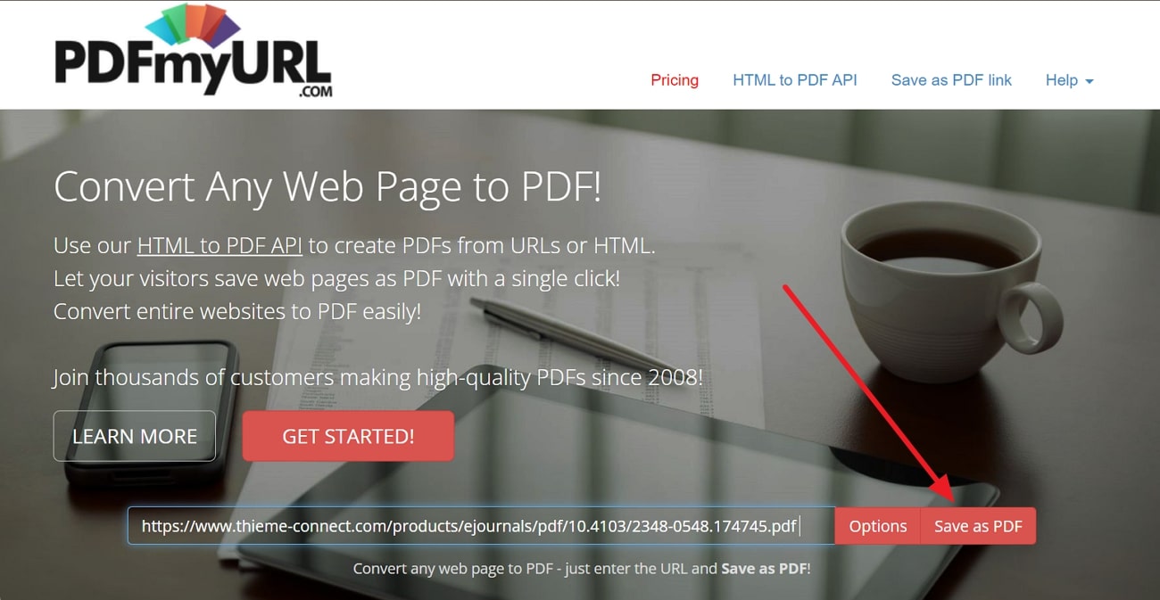 download pdf using pdfmyurl