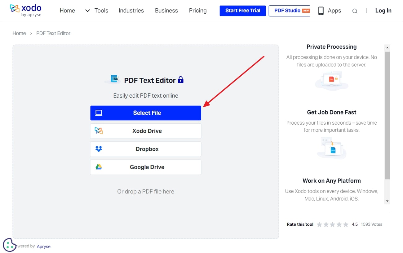 add file into xodo pdf