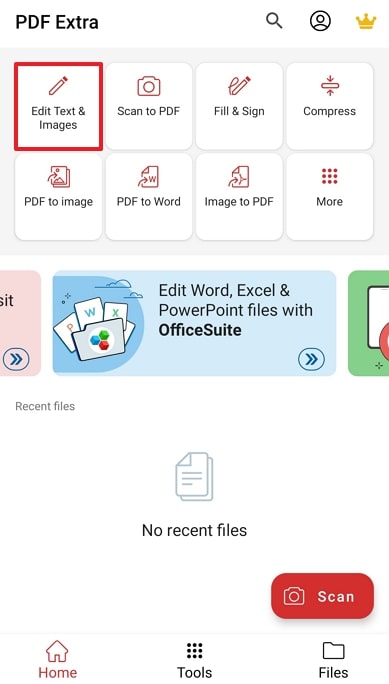 access edit feature pdf extra