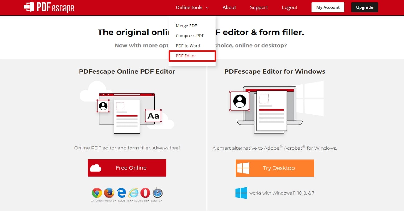 open online pdf editor pdfescape