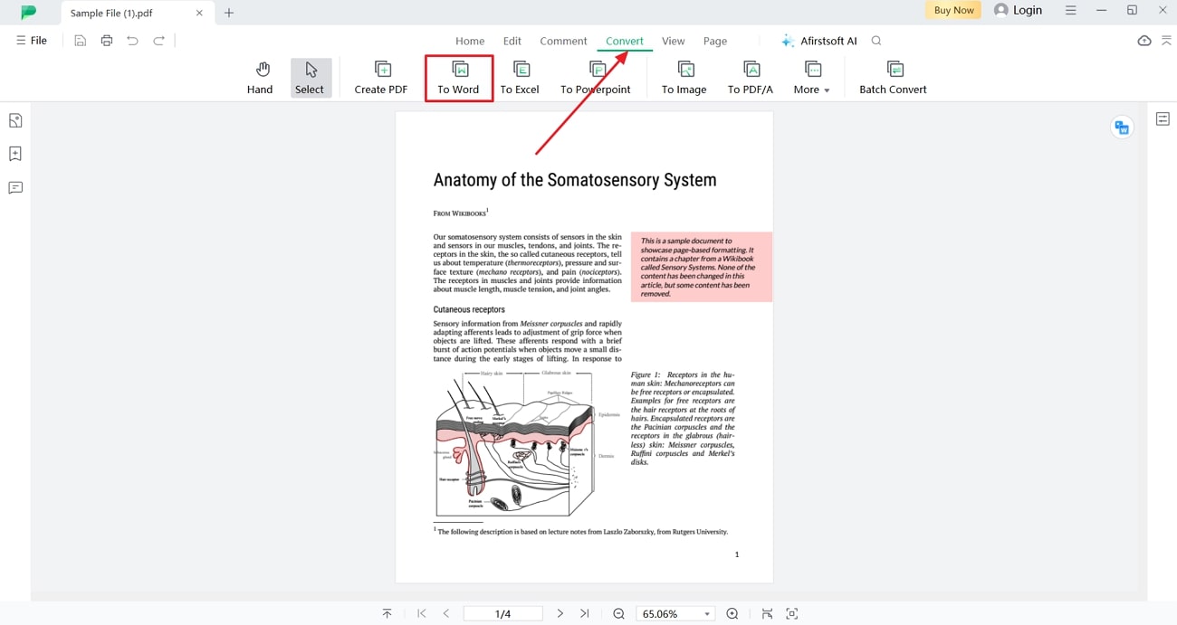 proceed to convert feature