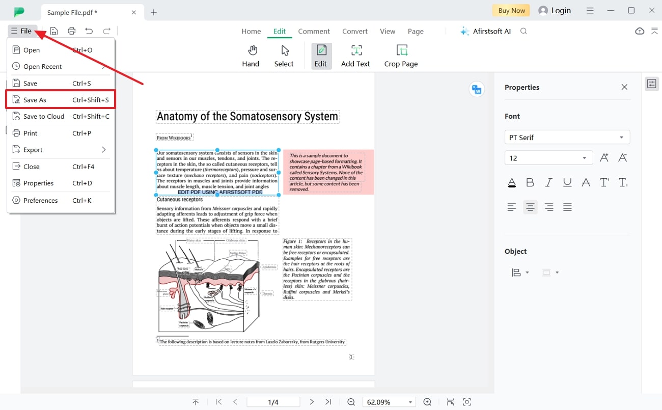 save pdf across afirstsoft pdf