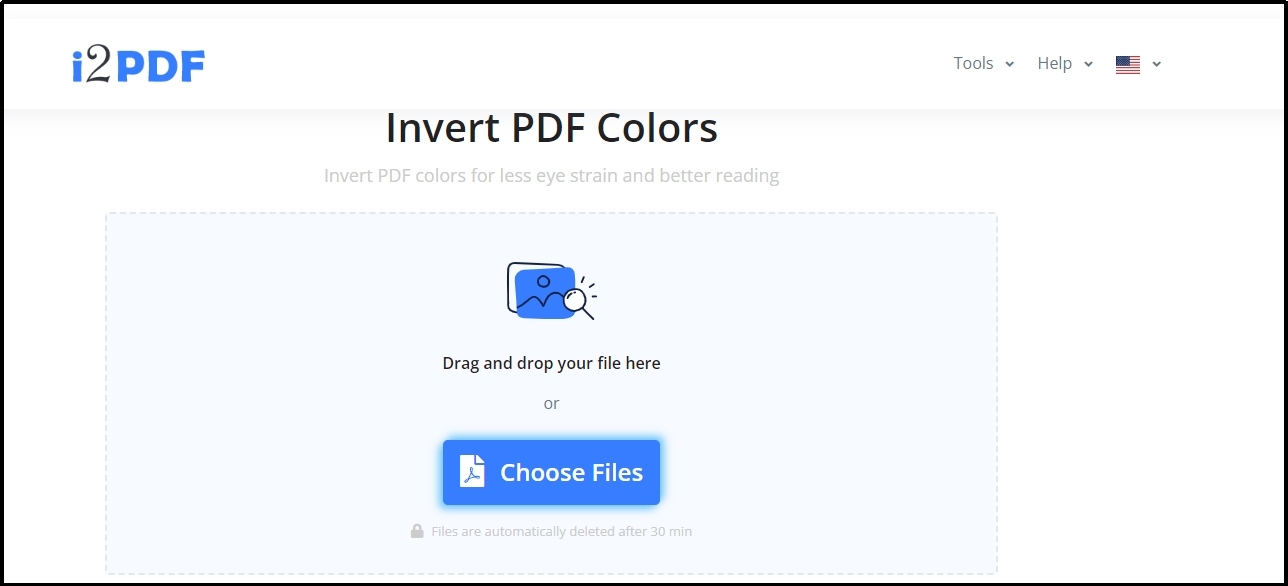 choose files in i2pdf