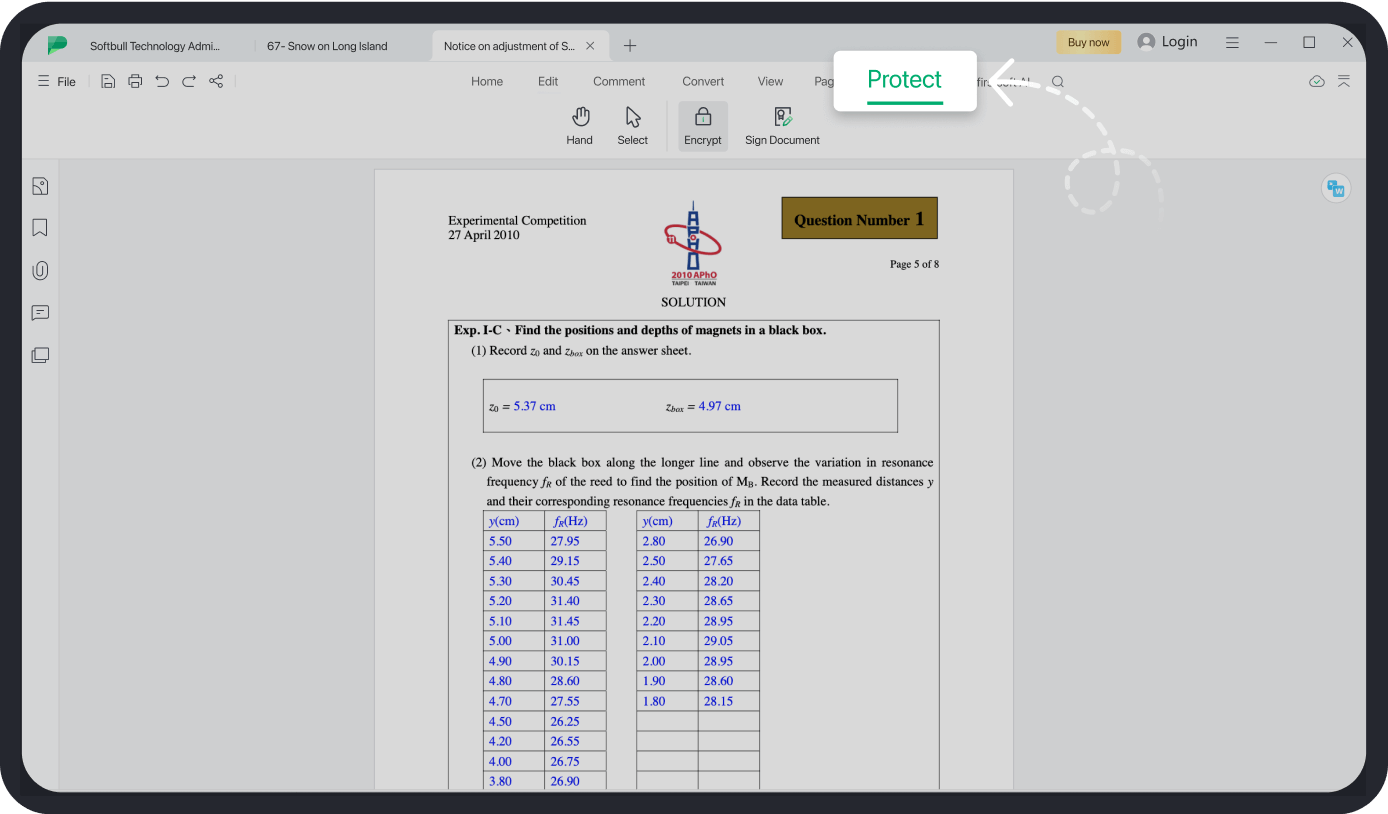 Open PDF and Select View